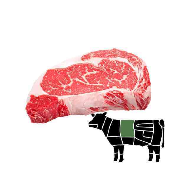 Рёберный отруб. Стейк Рибай из мраморной говядины (Ribeye steak)